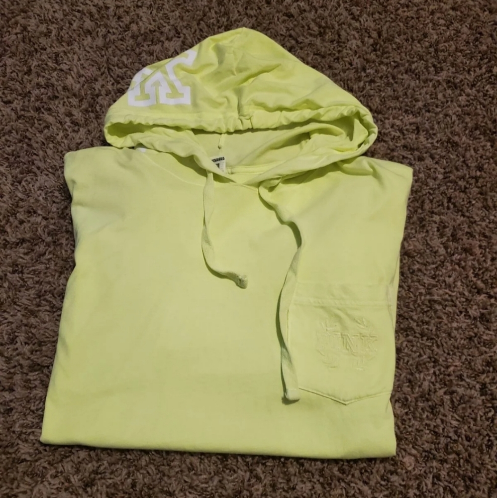 Pink long sleeve campus tee